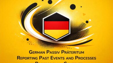 German Passiv Prateritum Reporting Past Events And Processes In Professional Contexts