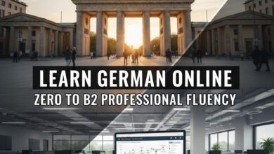 Learn German Online Course Free From Zero To B2 Professional Fluency 30 Full Lessons